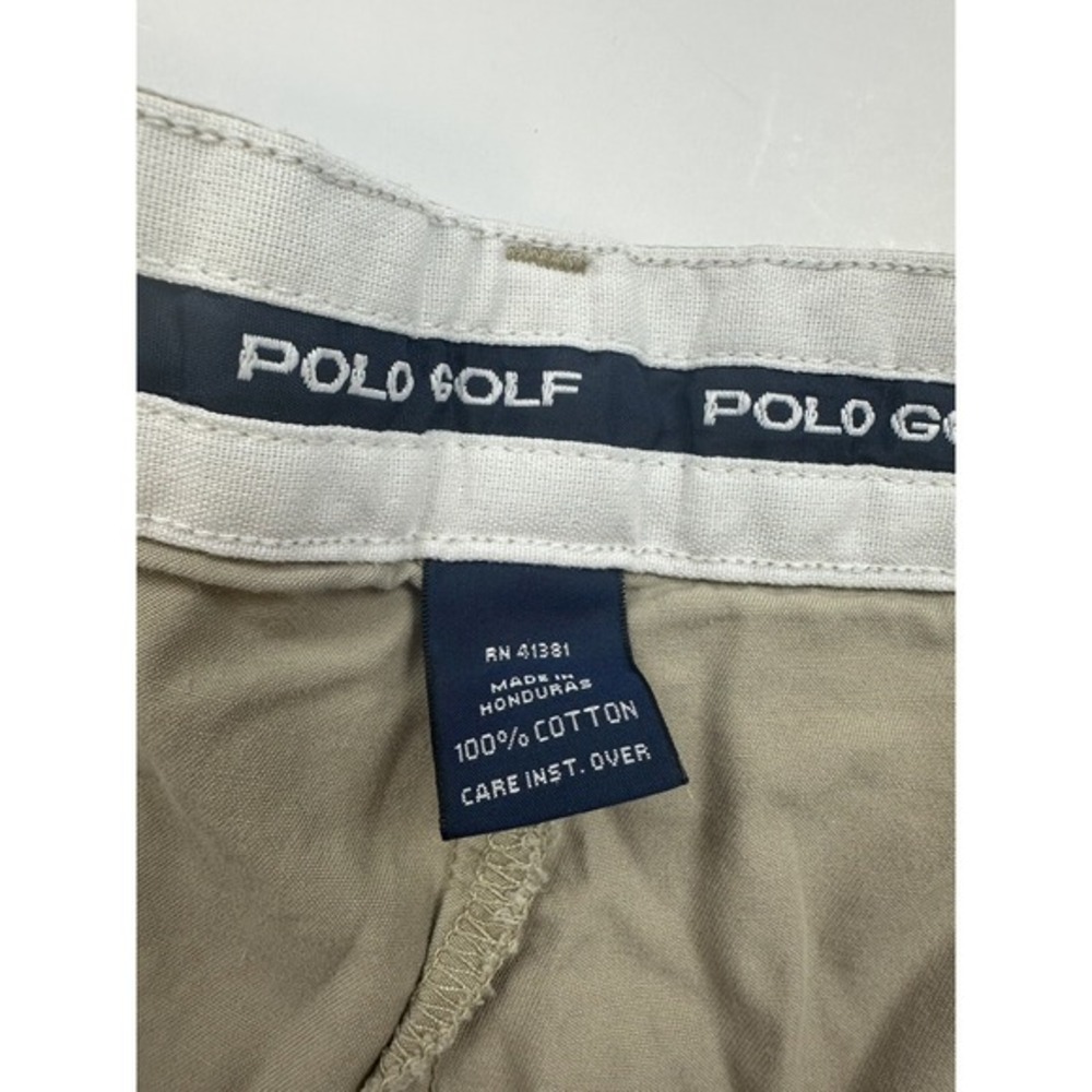 Polo Golf Ralph Lauren Shorts Mens 34 Beige 8" Classic Chino - Picture 2 of 7